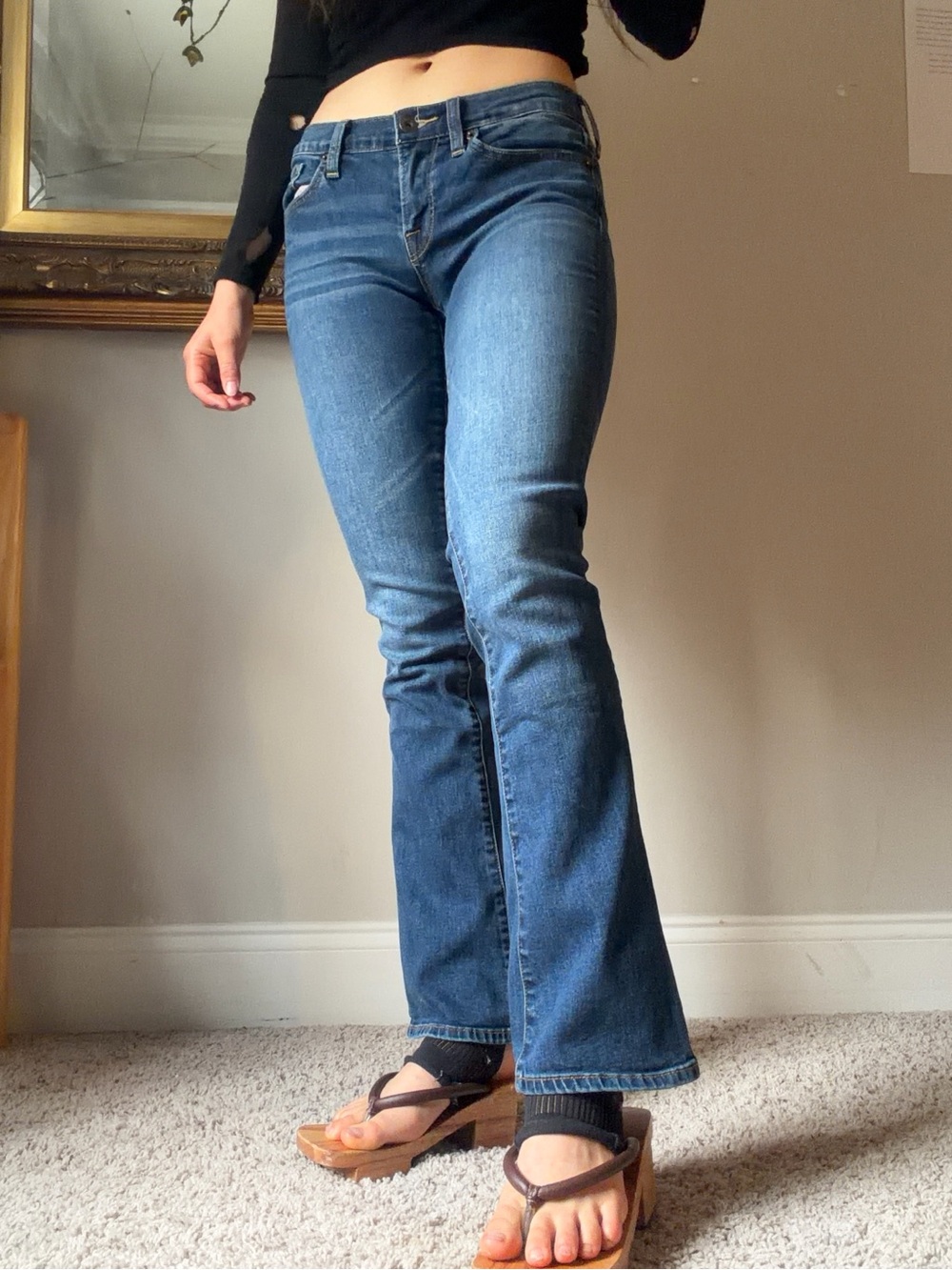 Lucky Brand Charlie Baby Boot Jeans - Dark Wash - Size 2/26